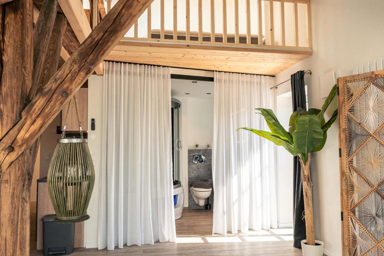 Crest - Riverside Lofts Mit Parken I Balkon I Kueche I Regendusche باساو المظهر الخارجي الصورة