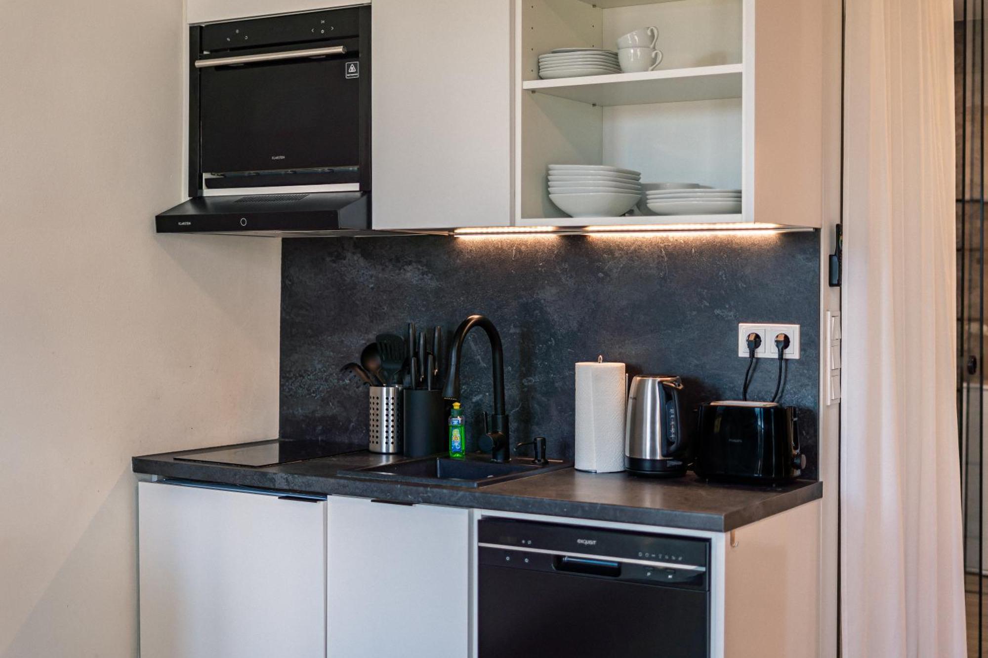 Crest - Riverside Lofts Mit Parken I Balkon I Kueche I Regendusche باساو المظهر الخارجي الصورة