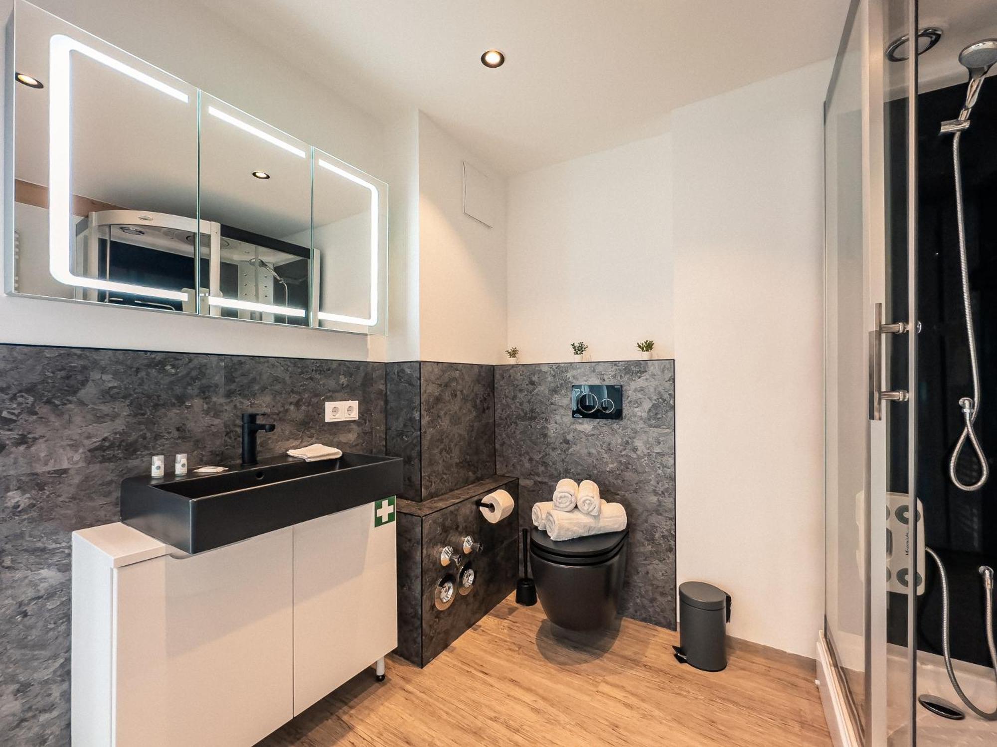 Crest - Riverside Lofts Mit Parken I Balkon I Kueche I Regendusche باساو المظهر الخارجي الصورة