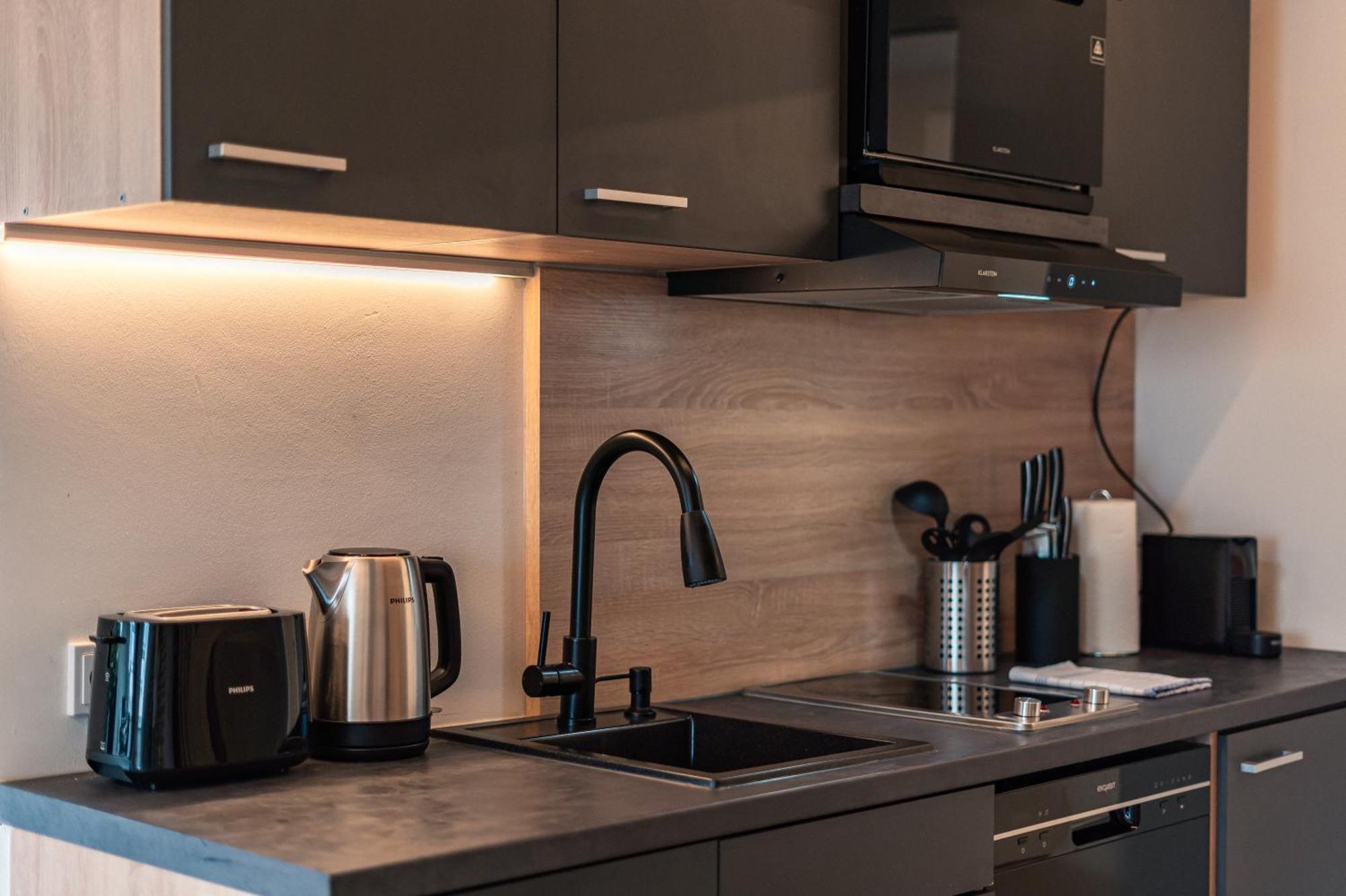 Crest - Riverside Lofts Mit Parken I Balkon I Kueche I Regendusche باساو المظهر الخارجي الصورة
